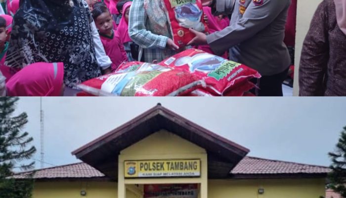 Murid Sekolah TK Kunjungi Mako Polsek Tambang, Polisi Adalah Sahabat Anak