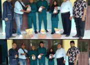 Jumat Barokah, Redaksi MO Harimaupagi.com Berbagi Sembako di SMPN 1 Kampar Kiri Hilir