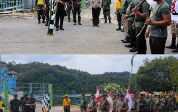 Dandim 0313/KPR Lepas Tim Napak Tilas Dalam Rangka Memperingati Hari Juang TNI AD Tahun 2023