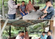 Kapolsek Perhentian Raja Beserta Jajaran Gencar laksanakan giat cooling System Pemilu Damai Tahun 2024