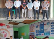 Polsek Perhentian Raja melaksanakan Patroli Cooling System Imbau Pemilu Damai Koordinasi Dengan Panwaslu