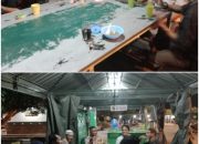 Polsek Perhentian Raja Gencar Imbau Pemilu Damai Tahun 2024 Hingga Malam Hari