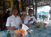 Jajaran Polsek Kampar Kiri Hilir Laksanakan Giat Cooling System Pemilu Damai Tahun 2024 Di Desa Mentulik