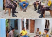 Bhabinkamtibmas Polsek Perhentian Raja Giat Cooling System Pemilu Damai Tahun 2024 Di Desa Kampung Pinang