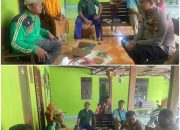 Cooling System Pemilu Damai, Kapolsek Perhentian Raja Kunjungi Tokoh Masyarakat Desa Hangtuah