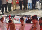 Pastikan Keamanan dan Kenyamanan Perayaan Nataru, Pj. Bupati Kampar Tinjau POS PAM Nataru Polsek Siak Hulu