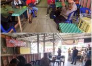 Kapolsek Siak Hulu Gencar Laksanakan Giat Cooling System Ke Warung Warga Tempat Keramaian Imbau Pemilu Damai Tahun 2024