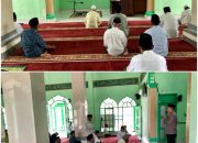 Kapolsek Perhentian Raja Sosialisasi Cooling System Pemilu Damai 2024 di Mesjid An Nur Desa Hangtuah