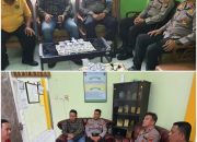 Kapolsek Perhentian Raja Silaturahmi Bersama Upika Perhentian Raja Ciptakan Pemilu Damai 2024