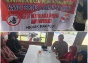 “Cooling System” Polsek Siak Hulu Laksanakan Giat OMB Lancang Kuning Tahun 2023-2024 di Desa Pangkalan Baru