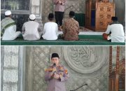 Sholat Dzuhur Berjamaah, Kapolsek Perhentian Raja Laksanakan Giat Cooling System Pemilu Damai 2024
