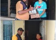 Door To Door, Hamba Allah Melalui Redaksi Media Online Harimaupagi.com Berbagi Paket Minuman Kepada 10 Keluarga