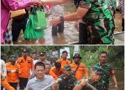 Danrem 031/WB Tinjau Langsung Warga Terdampak Banjir di Desa Kualu