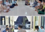 Usai Sholat Berjamaah, Bhabinkamtibmas Polsek Perhentian Raja Lakukan Giat Cooling System Pemilu Damai