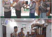 Kapolsek Perhentian Raja Sholat Subuh Berjamaah Beri Wakaf Al-Qur’an Dan Giat Cooling System Pemilu Damai