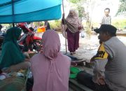 Acungan Jempol, Bhabinkamtibmas Buluh Cina Polsek Siak Hulu Terus Beri Edukasi Cooling System Pemilu Damai