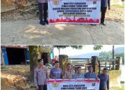 Polsek Kampar Kiri Giat Pengiriman Video Cooling System Beri Edukasi Pemilu Damai 2024