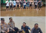 Sekda Kampar Bersama Kapolres Kampar Berserta Rombongan Tinjau Lokasi TPS Pemilu Di Desa Tanjung Balam