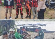 Giat Rutin Patroli, Bhabinkamtibmas Desa Pangkalan Baru Polsek Siak Hulu Cooling System Imbau Pemilu Damai