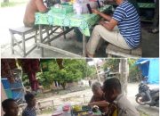 Giat Rutin Patroli, Bhabinkamtibmas Teratak Buluh Polsek Siak Hulu Beri Edukasi Cooling System Pemilu Damai