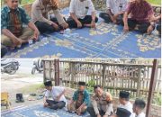 Makin Gencar, Bhabinkamtibmas Desa Pangkalan Baru Polsek Siak Hulu Giat Cooling System Pemilu Damai