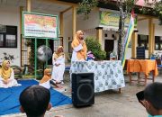 Acungan Jempol, Usai Gelar Peringati Isra Mi’raj UPT SDN 021 Kepau Jaya Santuni Wali Siswa Kurang Mampu