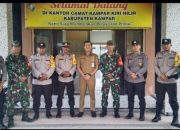 Kapolsek Kampar Kiri Hilir Tegaskan Personel Anggota PAM PPK Kampar Kiri Hilir Semangat Dan Tetap Siaga