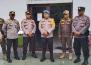 Kapolsek Siak Hulu, Pamatwil Rayon-I Bersama Personel Anggota PAM PPK Tetap Siaga Pengamanan Rekapitulasi Dan Perhitungan Suara