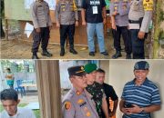 Kapolsek Siak Hulu Laksanakan Pengecekan Dan Pengamanan Kotak Suara Di 12 PPS Desa Sebelum Diangkut Ke PPK Siak Hulu