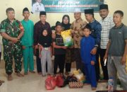 Peduli Kemanusiaan, Aparat Desa Lubuk Siam Sambut Bulan Suci Ramadhan 1445 H Santuni Anak Yatim Piatu 
