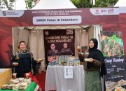 Ketua SRIKANDI PEKAT IB Kota Pekanbaru Turut Memeriahkan Bazar UMKM Pekan Raya Kota Pekanbaru 