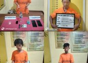 Polsek Kampar Kiri Hilir Tangkap Suami Isteri dan 2 Pelaku Narkoba