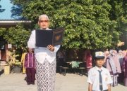 Peringati HUT Sumpah Pemuda Ke-96 UPT SMPN 4 Siak Hulu Gelar Apel Bendera Dan Pelantikan Pengurus OSIS Periode 2024-2025