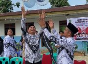 Semangat.., SMAN 4 Siak Hulu Rayakan HUT PGRI Ke-79 Dan HGN 2024 Sederhana Tapi Khidmat