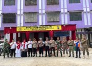 Siap Siaga, POS PAM Nataru Polres Kampar Di Wilayah Hukum Polsek Siak Hulu Aman Dan Kondusif