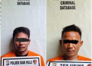 Lagi Lagi, Kapolsek Siak Hulu Berhasil Ungkap Kasus Tindak Pidana Peredaran Narkotika Jenis Shabu Dan Extacy Di Desa Kubang Jaya
