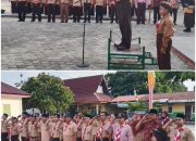 Siap Gerak, Ketua Kwarran Gerakan Pramuka Kecamatan Siak Hulu Secara Resmi Buka Perjusami Di SDN 018 Kubang Jaya