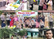 Tingkatkan Kewaspadaan Akibat Tingginya Curah Hujan, Jumat Berkah Polsek Siak Hulu Membuat Redam Kekhawatiran Masyarakat.