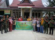 Sambut HUT Kavaleri TNI AD Ke-75, KIKAV 6/RBT Kodam-I BB Laksanakan Giat Bakti Sosial Di Desa Buluh Cina