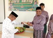 Keluarga Besar SMAN 4 Siak Hulu Peringati Isra Miraj Dan Sambut Bulan Suci Ramadhan 1446 H/2025 M