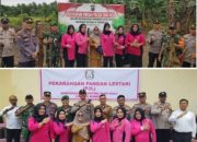 Launching, Ketahanan Pangan Polsek Siak Hulu Bersama Bhayangkari Peduli Dukung Program “Asta Cita” Presiden RI