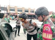 Koramil 06/SH Bersama Polsek Siak Hulu Patroli Gabungan Sinergitas Jelang Hari Raya Idul Fitri 1446 H