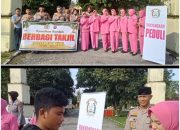 Alhamdulillah.., Kapolsek Siak Hulu Bersama Bhayangkari Peduli Berbagi Takjil Untuk Warga Pengendara R2 Dan R4
