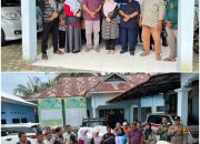 Alhamdulillah, Wakil Bupati Kampar Beri Bantuan Beras 2 Ton Kepada Warga Terdampak Banjir Di Desa Kampung Pinang