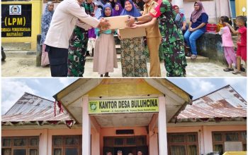 Luar Biasa.., Keluarga Besar Koramil 06/SH Kodim 0313/KPR Berikan Bantuan Sembako Kepada Warga Terdampak Banjir Diwilayah Kec. Siak Hulu Kab. Kampar