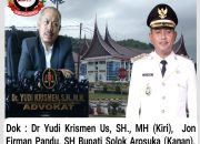Dr. Yudi Krismen, S.H, M.H Minta Bupati Solok Turut Serta Menyesaikan Permasalahan KAN dan Masyarakat Koto Lawe