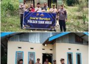 Polsek Siak Hulu Laksanakan Giat Jum’at Curhat Dan Jumat Berkah “From Door To door” Di Desa Tanjung Balam