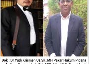 Diduga Lalai Akan Laporan Masyarakat, Dr. Yudi Krismen, S.H, M.H Pakar Hukum Pidana Akan Surati Kapolda Sumbar Dan Mabes Polri