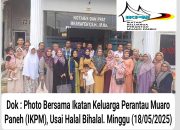 Pererat Silaturahmi, Mesrafeny, S.H, M.Kn Ketua IKPM Kota Pekanbaru Taja Halal Bihalal