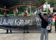 Ikatan Pemuda Dan Mahasiswa Kecamatan Siak Hulu Demo Didepan Kantor Kementerian LHK RI, Desak Satgas PKH Segel Lahan PT. Wasundari Indah